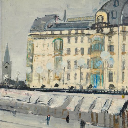Null VARLIN (WILLY GUGGENHEIM)
(Zurich 1900–1977 Bondo)
Montreux Palace.
Oil on &hellip;