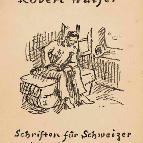 Null 瓦尔瑟，罗伯特。

散文作品。
Zurich, Rascher & Cie., 1917. 8°.50 p., [3] ll.原版平装书，封面插图由卡&hellip;