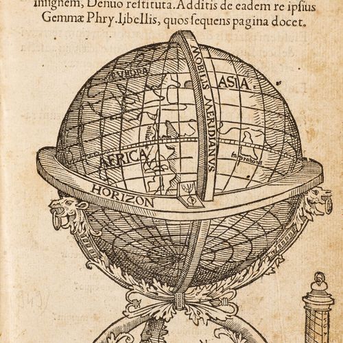 Null ASTRONOMIA -
Apian, Peter. 
 Cosmographia, per Gemmam Phrysium.... Denuo re&hellip;
