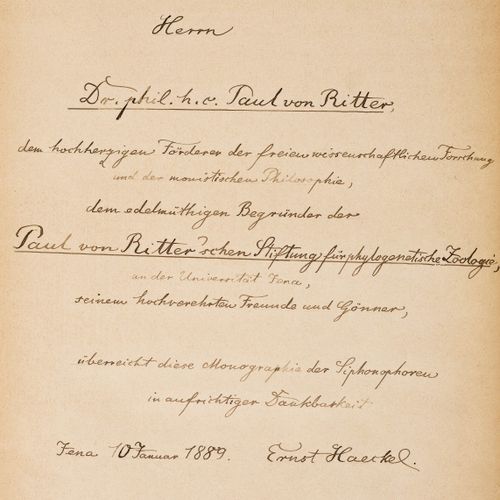 Null ZOOLOGIE - Haeckel, Ernst -
Thomson, Wyville und John Murray (Hrsg.).
Repor&hellip;