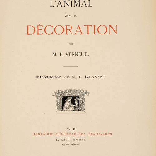 Null JUGENDSTIL -
Verneuil, Maurice P.
L'Animal dans la décoration. Avec 59 (au &hellip;