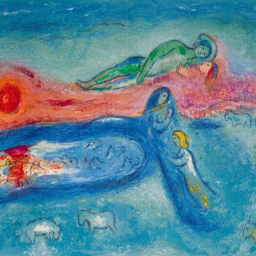 Null Chagall, Marc -
Longus.
Daphnis et Chloé. 2 volúmenes. Con 42 (16 a doble p&hellip;