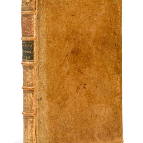 Null BODONI -
Thomson, James.
The Seasons.
Parma, Bodoni, 1794. 4°. (32,3 x 25,2&hellip;