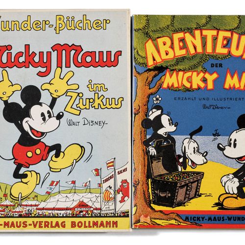 Null COMICS - Disney, Walt. 

 Three Mickey Mouse Wonder books, two with color p&hellip;
