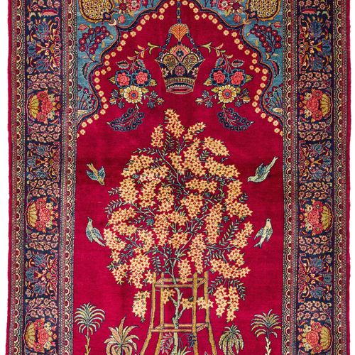 Null KASHAN old.

Mihrab di colore rosso scuro con pennacchi blu chiaro, decorat&hellip;