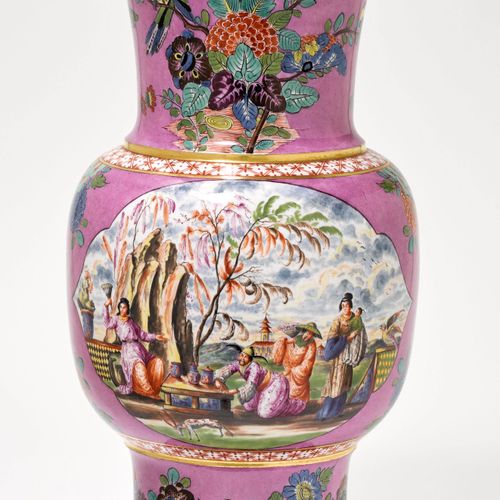 Null AN AUGUSTUS REX VASE WITH CHINOISERIE DECORATION
Meissen, c. 1735-40. The p&hellip;