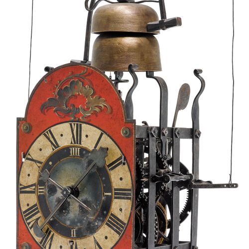 Null SMALL TOWER CLOCK / HOUSE CLOCK
Switzerland or Southern Germany, 18th centu&hellip;