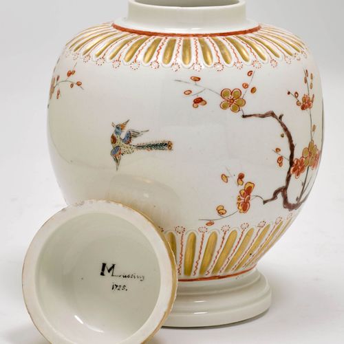 Null A BÖTTGER PORCELAIN JAR AND COVER
Meissen, c. 1715-20. The painting signed &hellip;