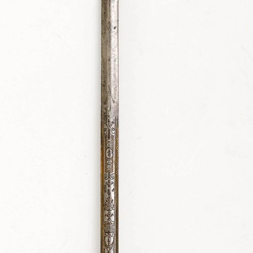 Null CEREMONIAL SWORD
German, ca. 1760/70.
Silver hilt, gilt, made of cast and f&hellip;