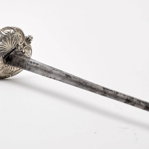 Null CEREMONIAL SWORD
Italian, ca. 1750/60, Genoa.
Silver hilt, made of cast and&hellip;