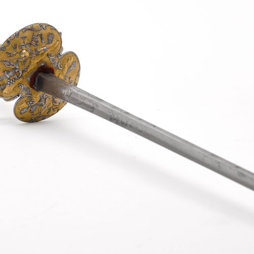 Null GALADEGEN
Francés, c. 1750, para un oficial. 
 Empuñadura de hierro, compue&hellip;