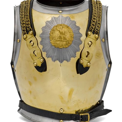 Null KÜRASS, Brust und Rücken
Französisch Mod. 1825/52, 2. Empire, Carabinier, M&hellip;