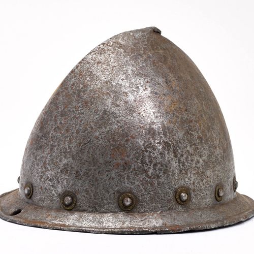 Null CASQUE EN PERLE POUR PIKENIERE ET MUSKETIERE
Début du XVIIe siècle.
Fer, su&hellip;