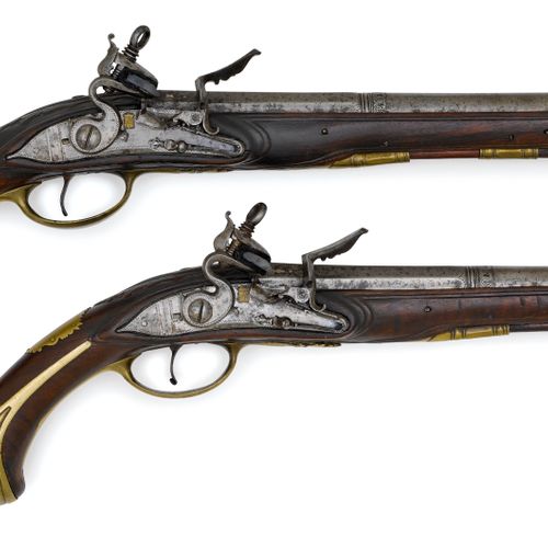 Null PAIR OF SNAP-LOCK PISTOLS
Spanish, end of 18th century, Ripoll / Barcelona,&hellip;