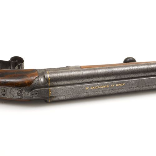 Null ZÜNDNADEL-DOPPELFLINTE
Autrichien, vers 1855/60, arme de chasse, Wenzel Mas&hellip;