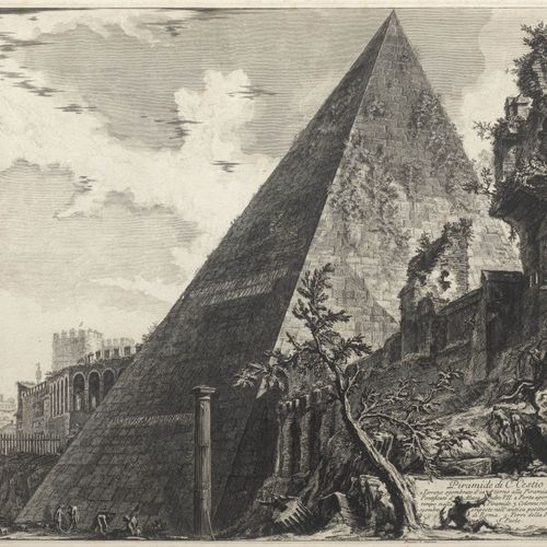 Null GIOVANNI BATTISTA PIRANESI
(Mogliano Veneto 1720 - 1778 Roma)
Piramide di C&hellip;