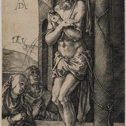 Null ALBRECHT DÜRER
(1471 Nuremberg 1528)
L'homme de douleur à la colonne, 1509.&hellip;