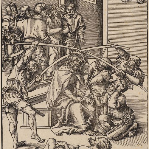 Null LUCAS CRANACH D. Ä.
(Kronach 1472 – 1553 Weimar)
Die Dornenkrönung. Blatt 7&hellip;