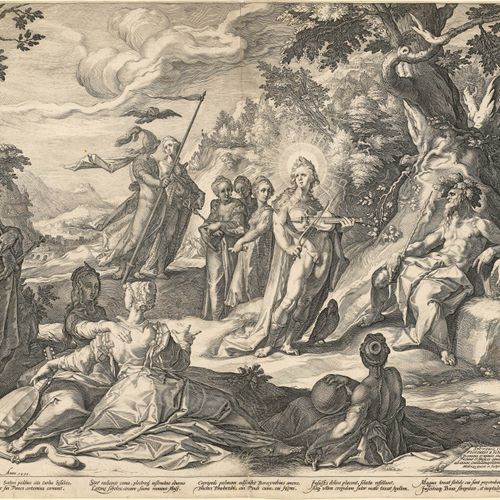 Null HENDRICK GOLTZIUS
(Muhlbrecht bei Venlo 1558 - 1617 Haarlem)
Das Urteil des&hellip;