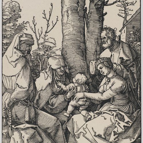 Null ALBRECHT DÜRER
(1471 Nuremberg 1528)
La Sainte Famille avec Joachim et Anna&hellip;
