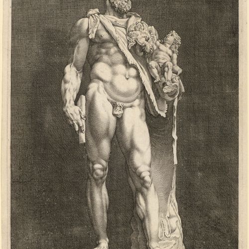 Null HENDRICK GOLTZIUS
(Muhlbrecht cerca de Venlo 1558 - 1617 Haarlem)
Hércules &hellip;