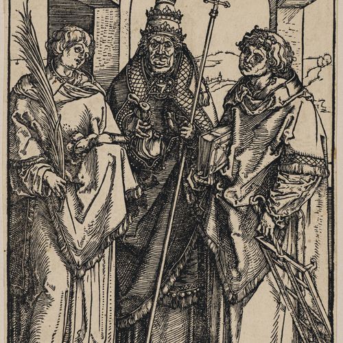 Null ALBRECHT DÜRER
(1471 Nürnberg 1528)
Die hll. Stephan, Sixtus und Lorenz. Um&hellip;