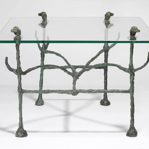 Null DIEGO GIACOMETTI
(Stampa 1902-1985 Parigi)
Table à Tête de chien, dite Tabl&hellip;