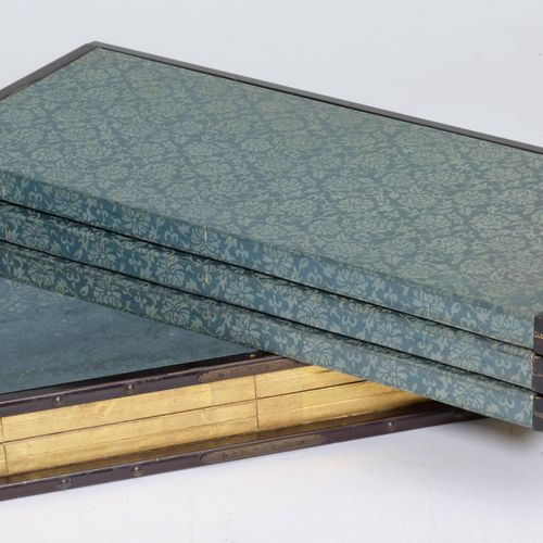 Null PAIRE DE PETITS PARASOLS.
Japon, 19e siècle. 41 cm × 102 cm.
Encre, couleur&hellip;
