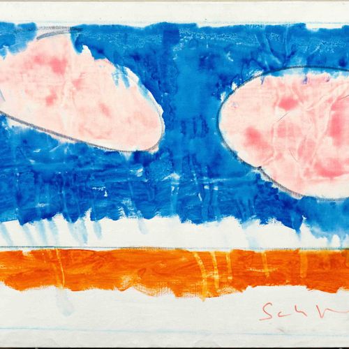 Null MARIO SCHIFANO
(Homs 1934–1998 Rome)
Untitled. 1974.
Enamel and wax crayon &hellip;
