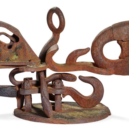 Null BERNHARD LUGINBÜHL
(Bern 1929–2011 Langnau i.E.)
Untitled.
Steel, oxidated.&hellip;