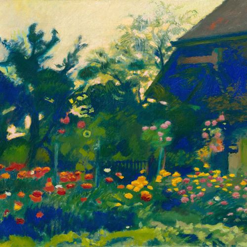 Null CUNO AMIET
(Soletta 1868-1961 Oschwand)
Giardino di Oschwand. 1943.
Olio su&hellip;