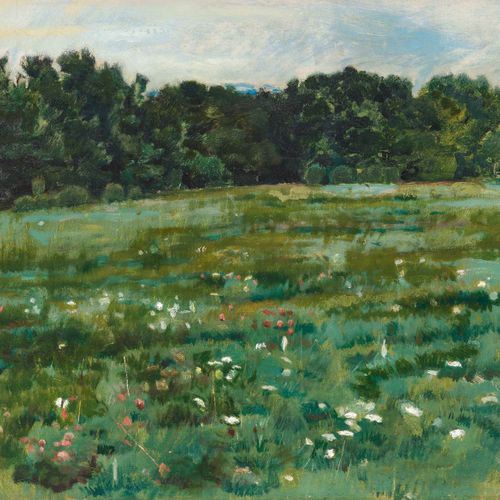 Null FERDINAND HODLER
(Bern 1853–1918 Geneva)
Landscape with a meadow and the ed&hellip;