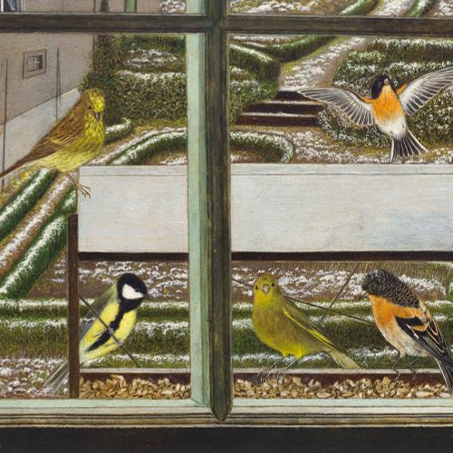 Null ADOLF DIETRICH
(1877 Berlingen 1957)
Maisonnette à oiseaux. 1941.
Huile sur&hellip;