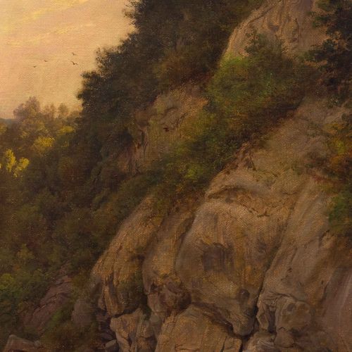 Null ROBERT ZÜND
(1827 Luzern 1909)
Bei Werthenstein.
Öl auf Leinwand.
Unten lin&hellip;