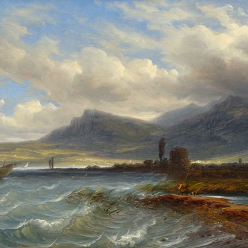 Null FRANÇOIS DIDAY
(1802 Geneva 1877)
升腾的雷雨。
布面油画。
右下方有签名。F. Diday.
27 × 40厘米。
&hellip;
