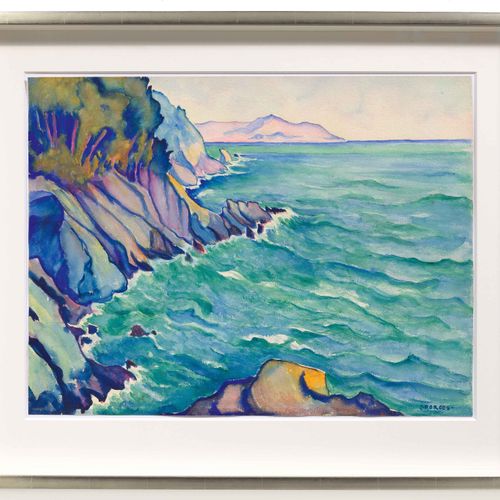 Null CLARA PORGES
(Berlin 1879-1963 Samedan)
Côte près de Capri.
Aquarelle sur p&hellip;