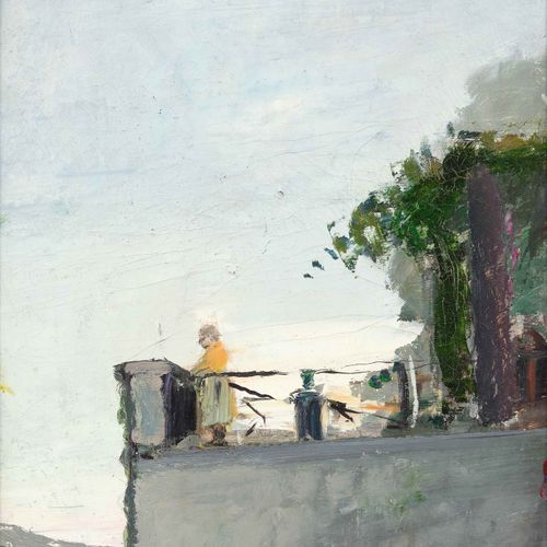 Null VARLIN (WILLY GUGGENHEIM)
(Zurich 1900-1977 Bondo)
Mama sur la terrasse du &hellip;