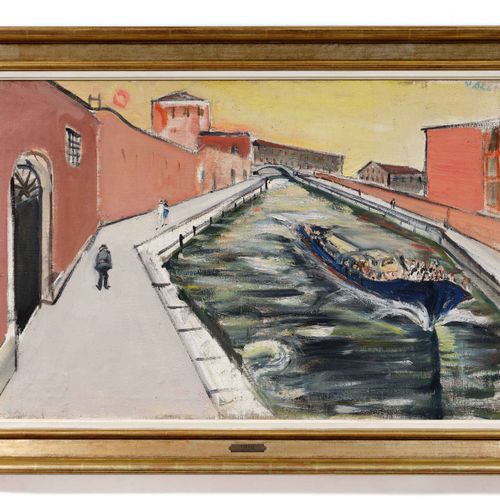 Null VARLIN (WILLY GUGGENHEIM)
(Zurich 1900-1977 Bondo)
Venezia. 1954.
Huile sur&hellip;