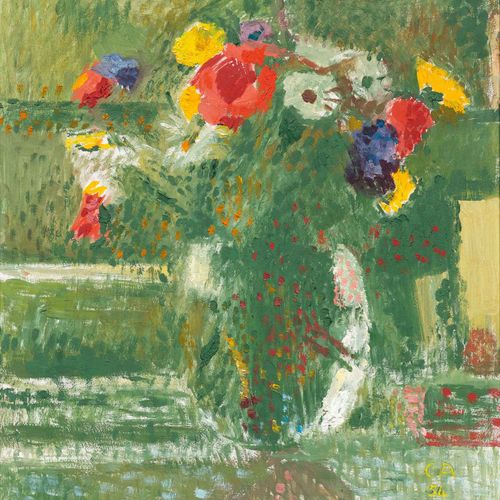 Null CUNO AMIET
(Soleure 1868-1961 Oschwand)
Nature morte. 1954.
Huile sur panne&hellip;