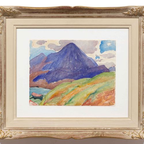 Null GIOVANNI GIACOMETTI
(Stampa 1868–1933 Glion)
La Margna.
Aquarell über Bleis&hellip;