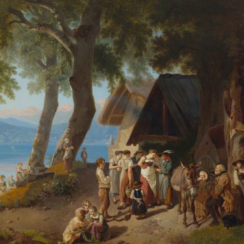 Null WOLFGANG-ADAM TÖPFFER
(Genève 1766-1847 Morillon)
La diseuse de bonne avent&hellip;