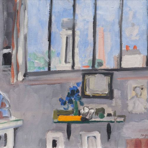 Null MAX GUBLER
(1898 Zurich 1973)
Atelier Montrouge.
Oil on canvas.
Signed lowe&hellip;