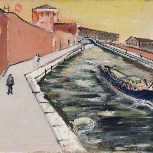 Null VARLIN (WILLY GUGGENHEIM)
(Zurich 1900-1977 Bondo)
Venezia. 1954.
Huile sur&hellip;