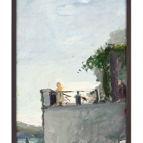 Null VARLIN (WILLY GUGGENHEIM)
(Zurich 1900-1977 Bondo)
妈妈在Golderberg城堡的露台。
布面油画&hellip;