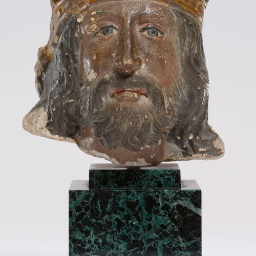 Null HEAD OF A KING
Probably Burgundy, 16th century.
Limestone, carved all aroun&hellip;