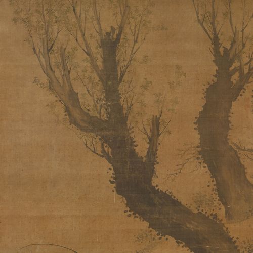 MALEREI EINES FISCHERS. PEINTURE D'UN PÊCHEUR.
Chine, XVIIe siècle. 174 × 92 cm.&hellip;