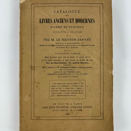 Null 1848 PONT DE VESLE CATALOGUE DE BIBLIOTHEQUE Techner In-8 broché (dos manqu&hellip;