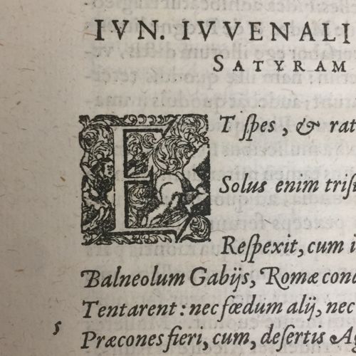 Null JUVENAL: D. Iunii Iuvenalis Satirarum libri quinque, locupletissima, necus &hellip;
