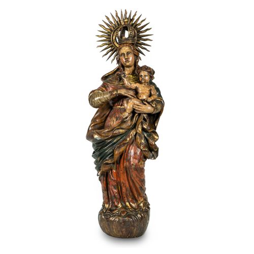 Null Castilian school, fles. S.XVII-ppios. S.XVIII.

Virgin with child.

Sculptu&hellip;