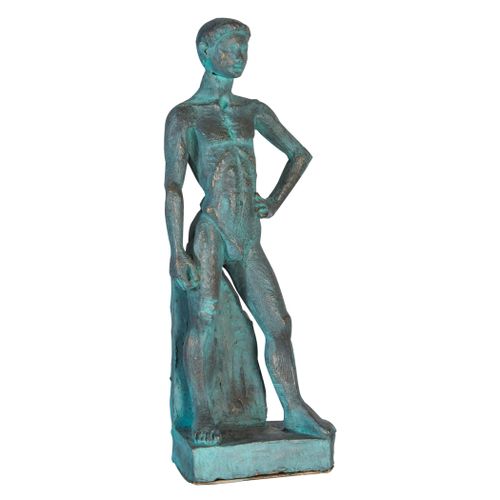 Null Josep Ricart i Maimir (1925年，巴塞罗那的Taradell-2020年，巴塞罗那)

男性裸体。

雕塑在拍打赤土的模拟青铜&hellip;